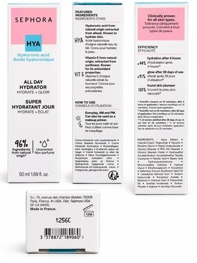 Sephora HYA Hyaluronic Acid All Day Hydrator 1.69 oz NEW Sealed